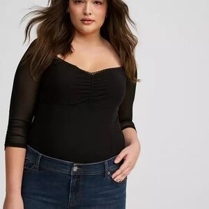 Elegant Black Women's Top
